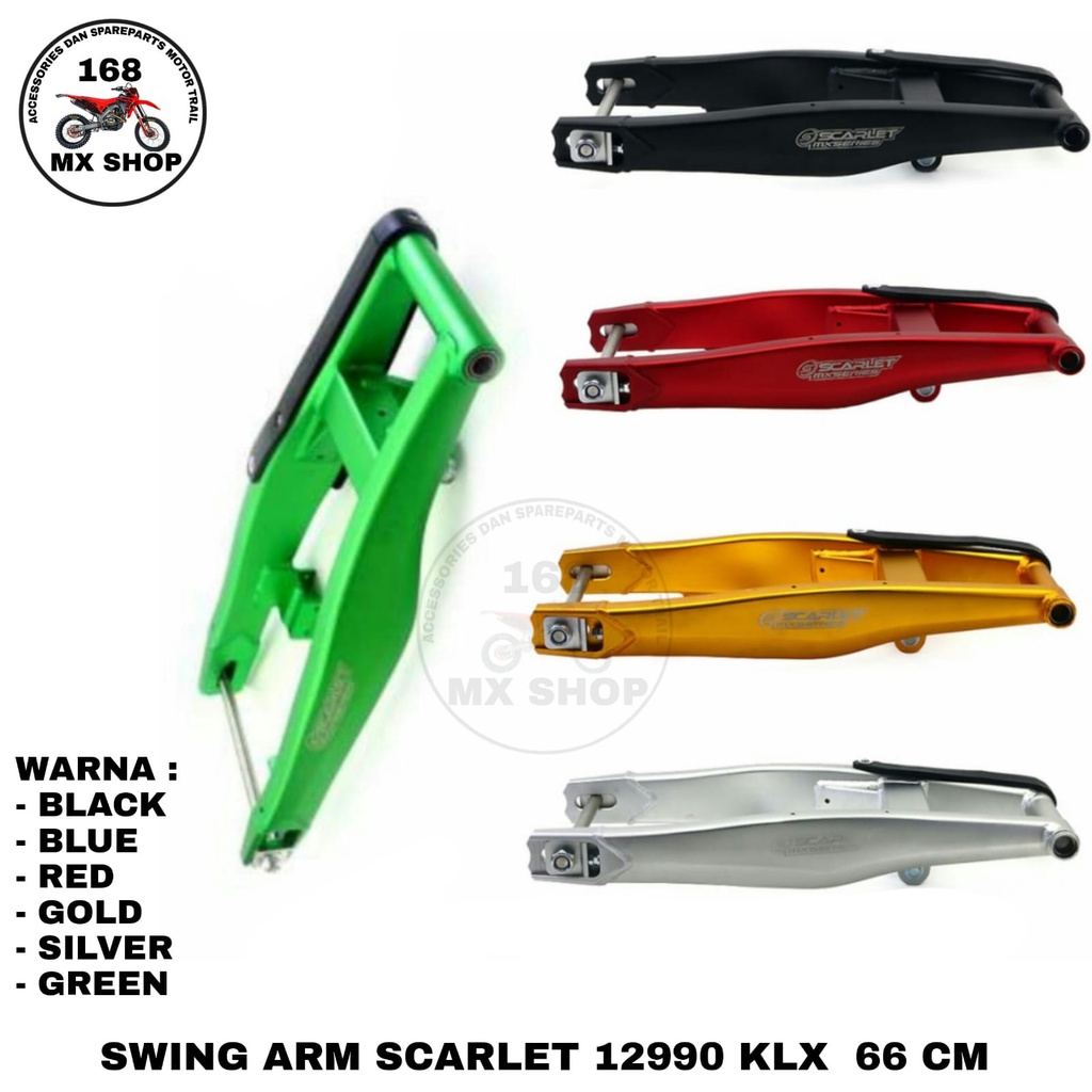 SWING ARM 12990 { KLX / CRF / WR } [ UK : 66 CM ] " Original Scarlet "