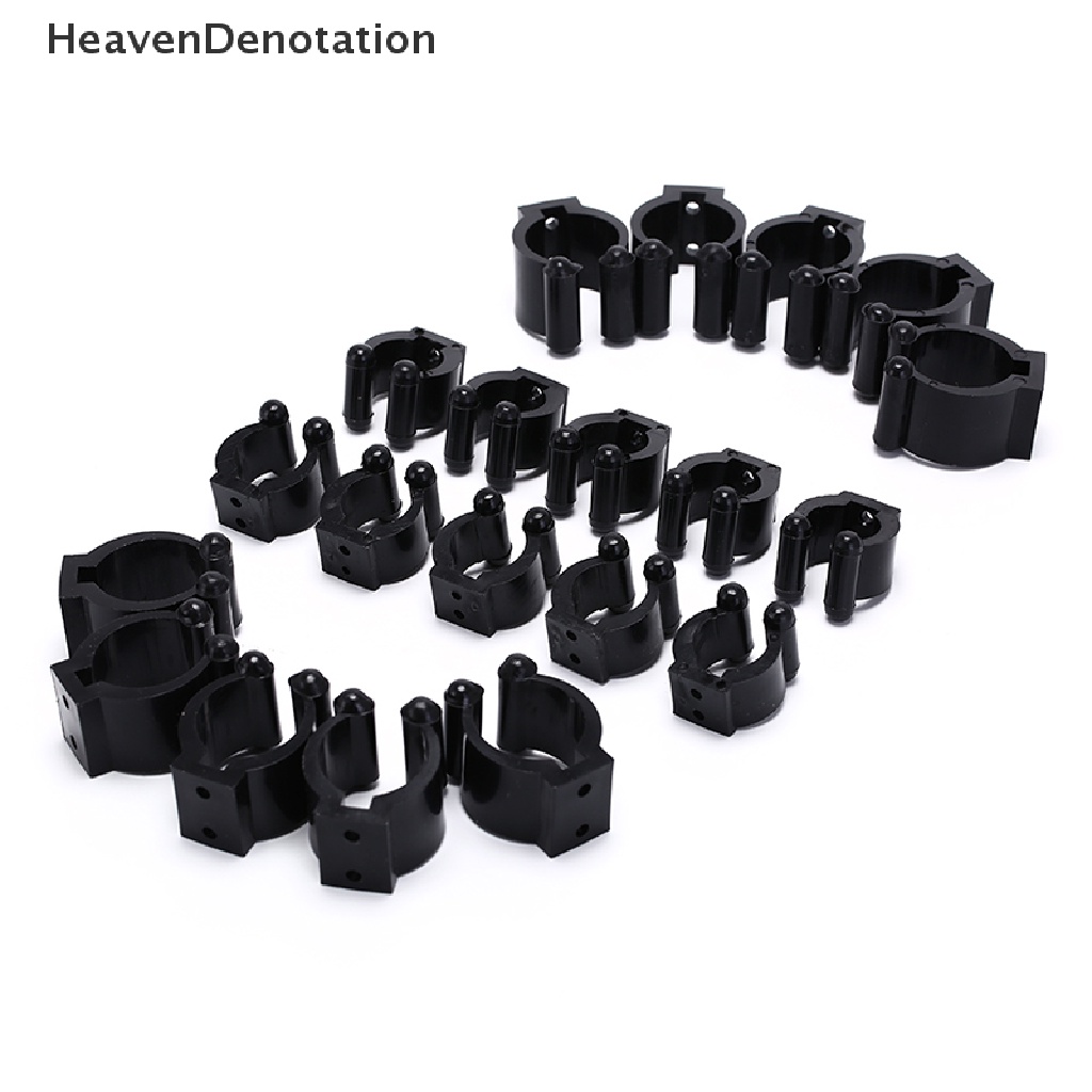 [HeavenDenotation] 10PCS Plastic Billiards Snooker Cue Locating Clip Holder for Pool Cue Racks