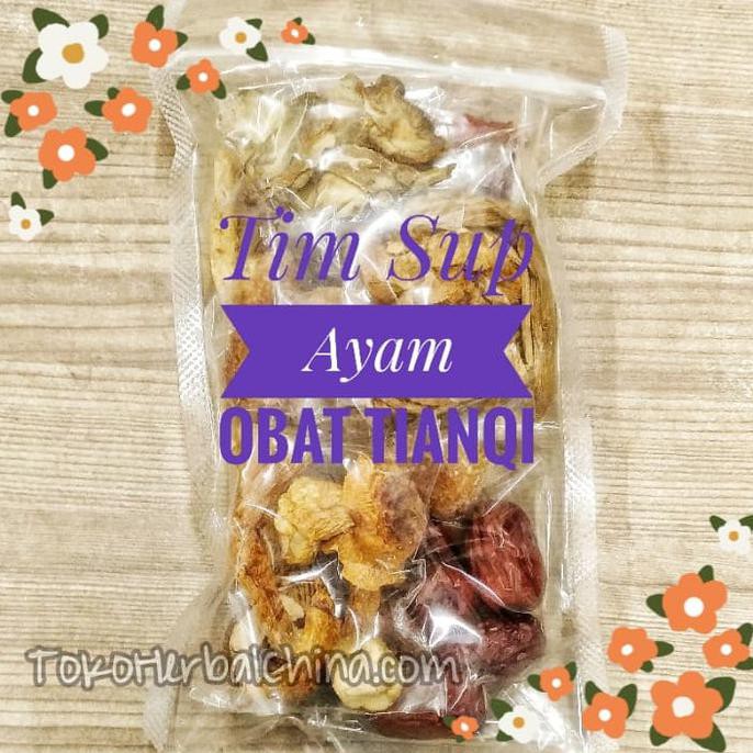 

Racikan Tim Sup Ayam Obat Tradisional Tianqi Tienchi Notoginseng