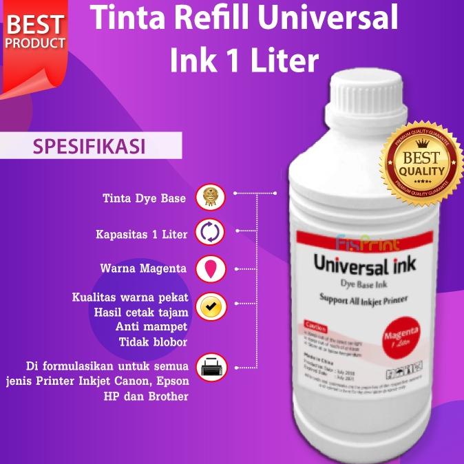 Tinta 1 Liter Universal Canon Hp Epson Brother Printer L3110 L120 G1010 G2010 G3010 T420W 315 415