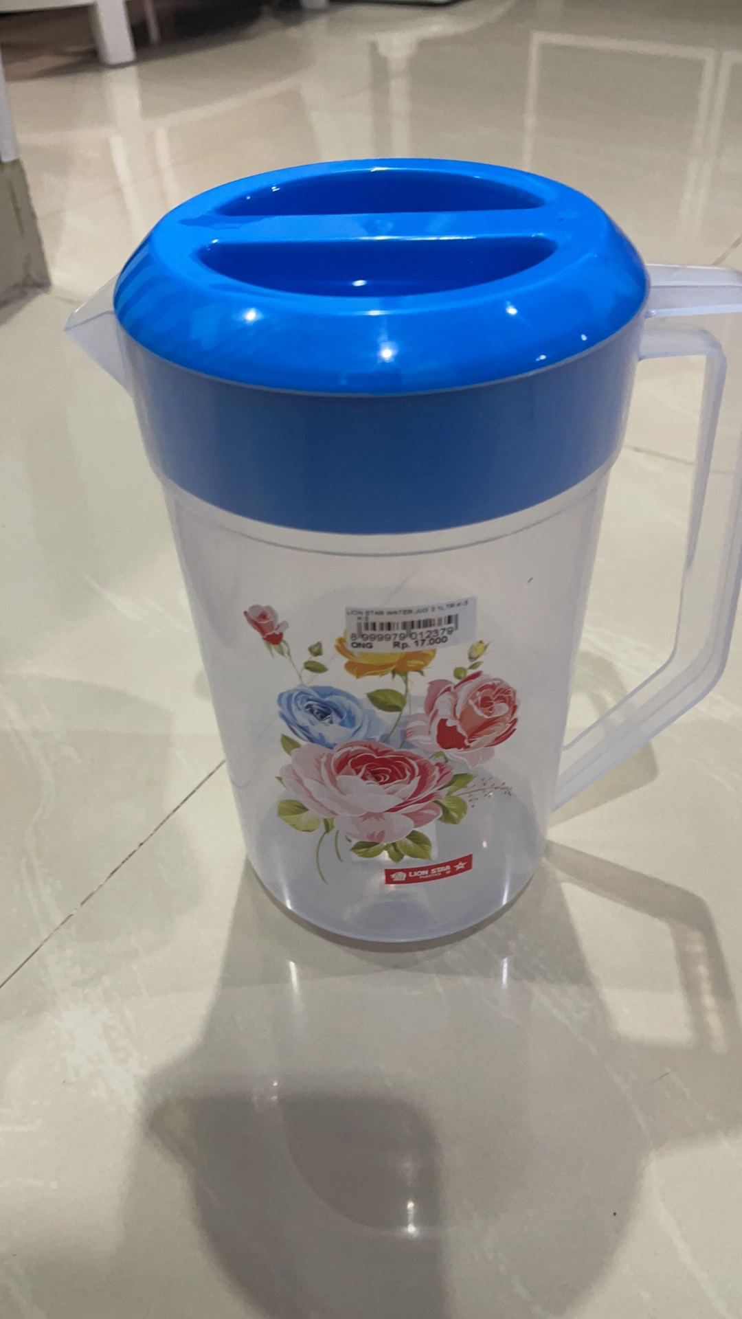 Teko Air Kan Air Eskan Water Jug Plastik Lion Star 2.1 Liter K 3 K-3