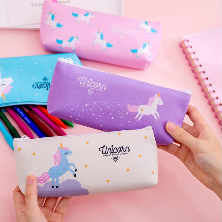 KOTAK PENSIL MOTIF UNICORN LUCU UNIK / TEMPAT PENSIL / KOTAK PULPEN / TEMPAT ALAT TULIS PP130-6