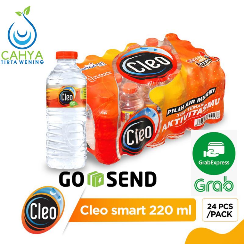 

CLEO Botol 220x24 | Gosend/Grab Instant