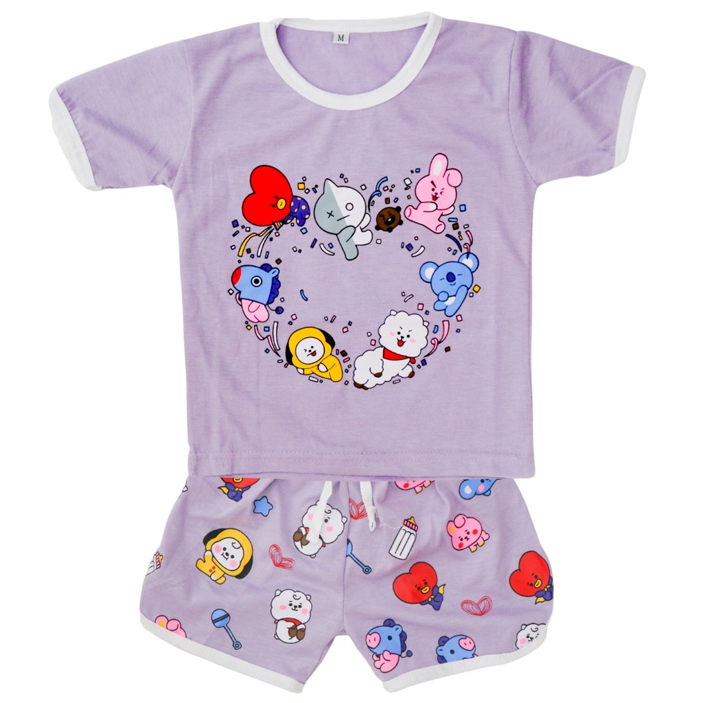 BabynKids -  Setelan Anak & Bayi Chupa Chup / Baju Anak Perempuan Gambar Karakter / Setelan Anak Unisex 0 - 5 Tahun-2