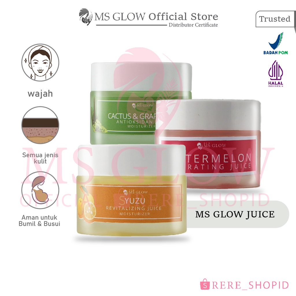 MS glow Juice moisturizers