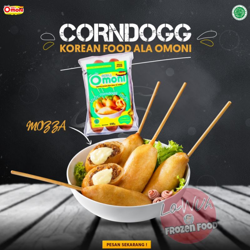Corndog OMONI ISI 5 /makanan korea/hotdong