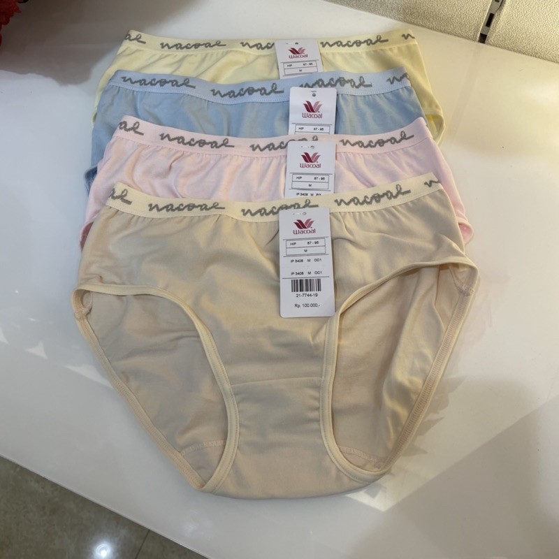 Wacoal Basic Midi Panty IP 3408 Katun Premium Celana Dalam