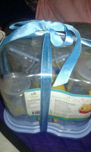 Winnie The Pooh Drying Rack Botol Isi 4 Botol