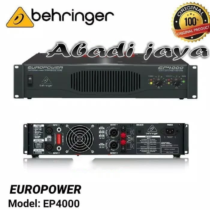 new Power Behringer EP4000 Amplifier EuroPower EP 4000 Original