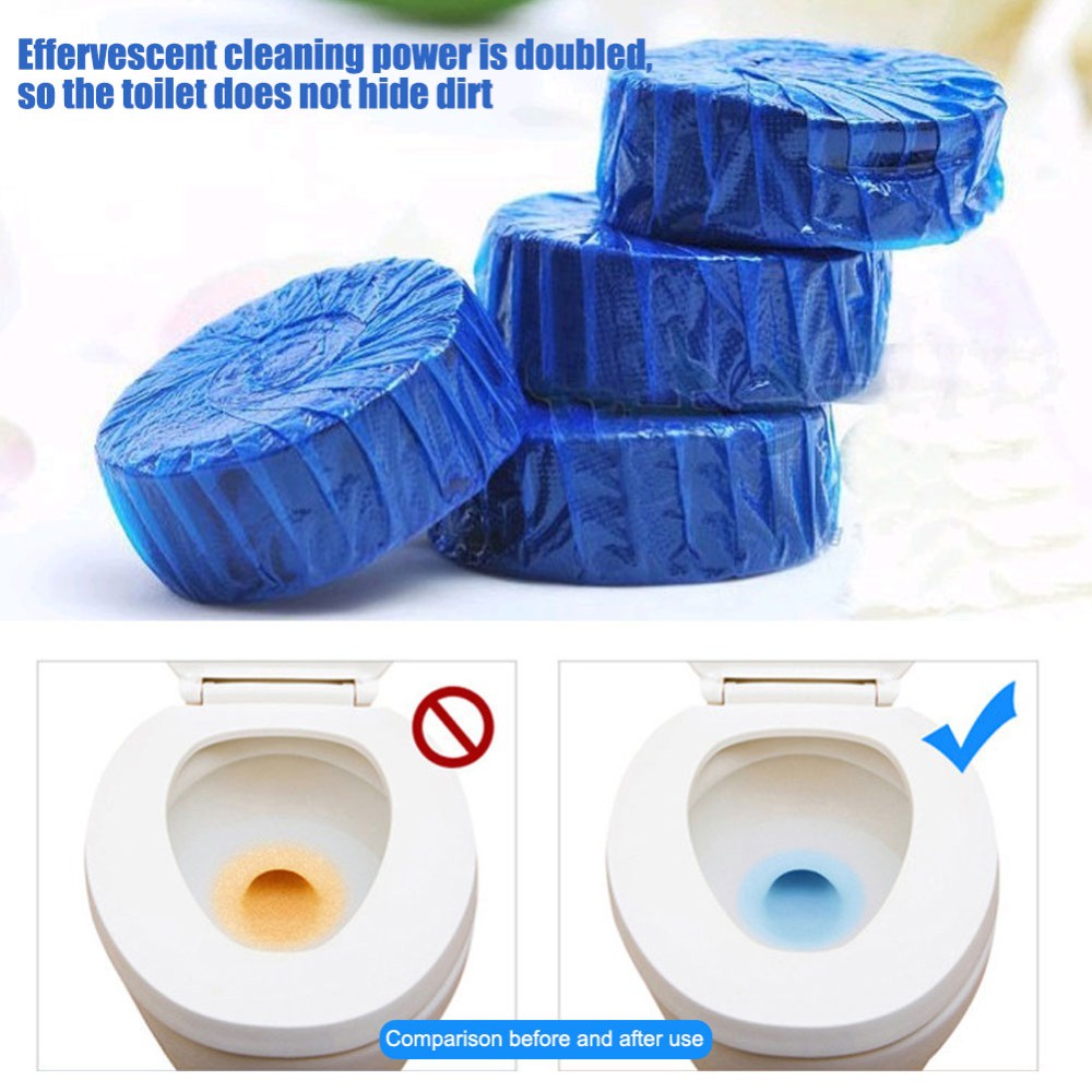 Tablet Biru Pembersih Toilet Karbol Sibiru Penyegar Kloset Bau Cleaner Anti Jamur WC