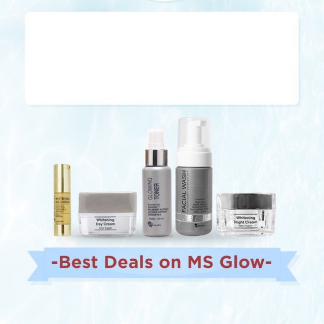 Ms glow whitening series original jogja