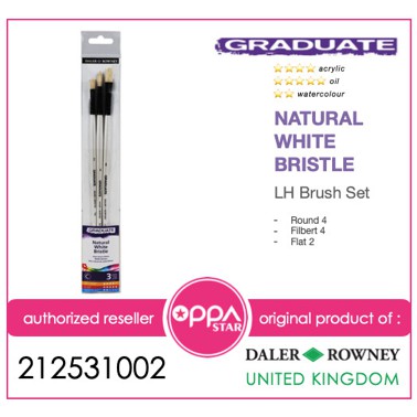 

Kuas Lukis Set High Quality Daler Rowney Graduate Brush LH 212531002