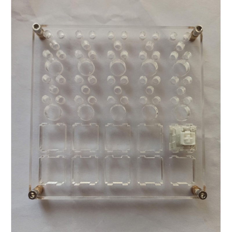 Btsg Double Layer Switch Lubricate Board 2-in-1 Keyboard Mekanik Switch Tester Base DIY Alat Lube Modding Station Pla
