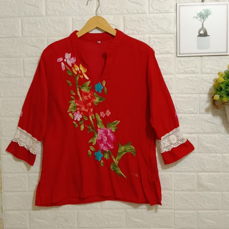 thrift atasan blouse wanita 03-71.ld 110 pj66(katun