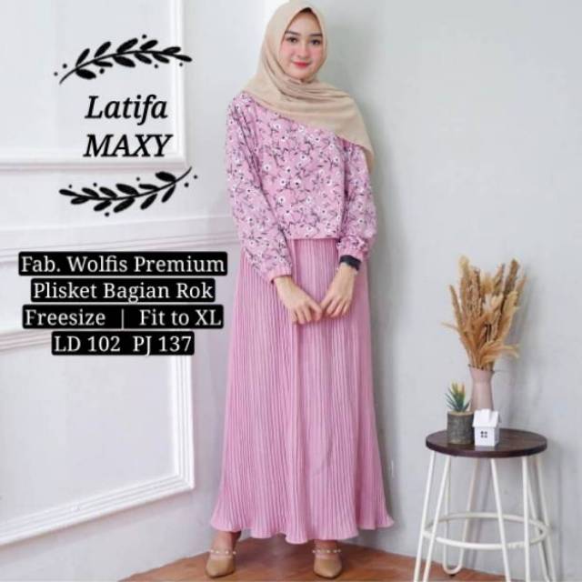 UNION11 GAMIS SYARI WANITA / LATIFA MAXY