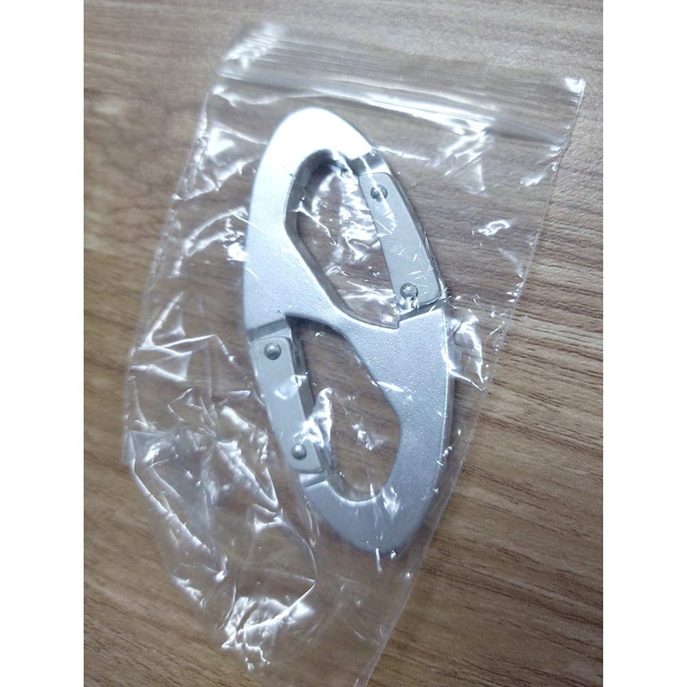 Carabiner Mountaineering 8 Shaped - L301218 - OMSE27SV Silver