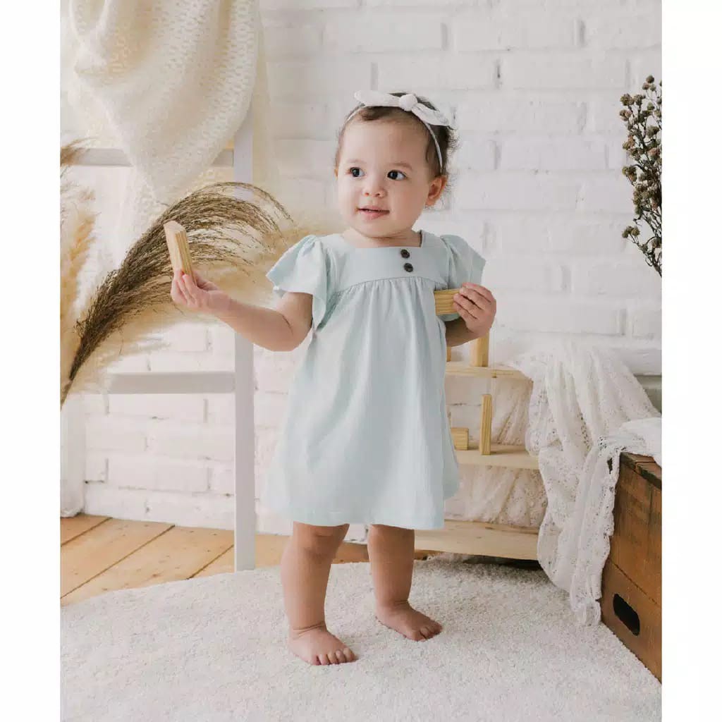 KOTTONVILLE DRESS ANAK PEREMPUAN Takoyakids Yura Dress 1-8 tahun