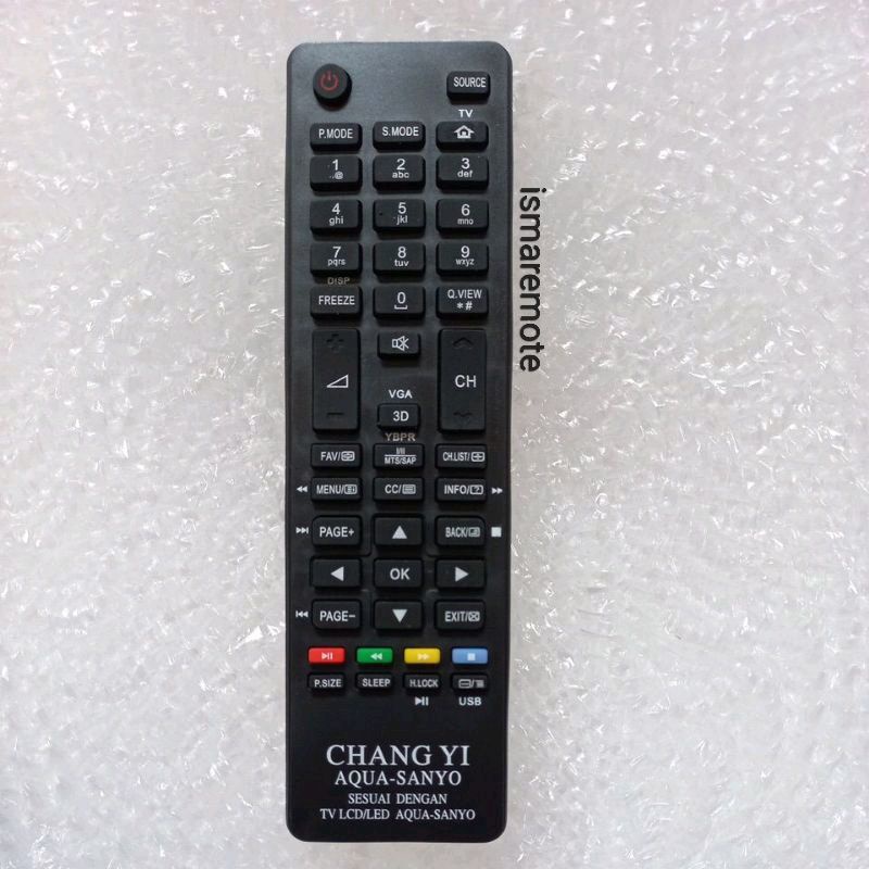 REMOTE REMOT TV AQUA/SANYO LCD LED HDTV MULTI CHUNGHE