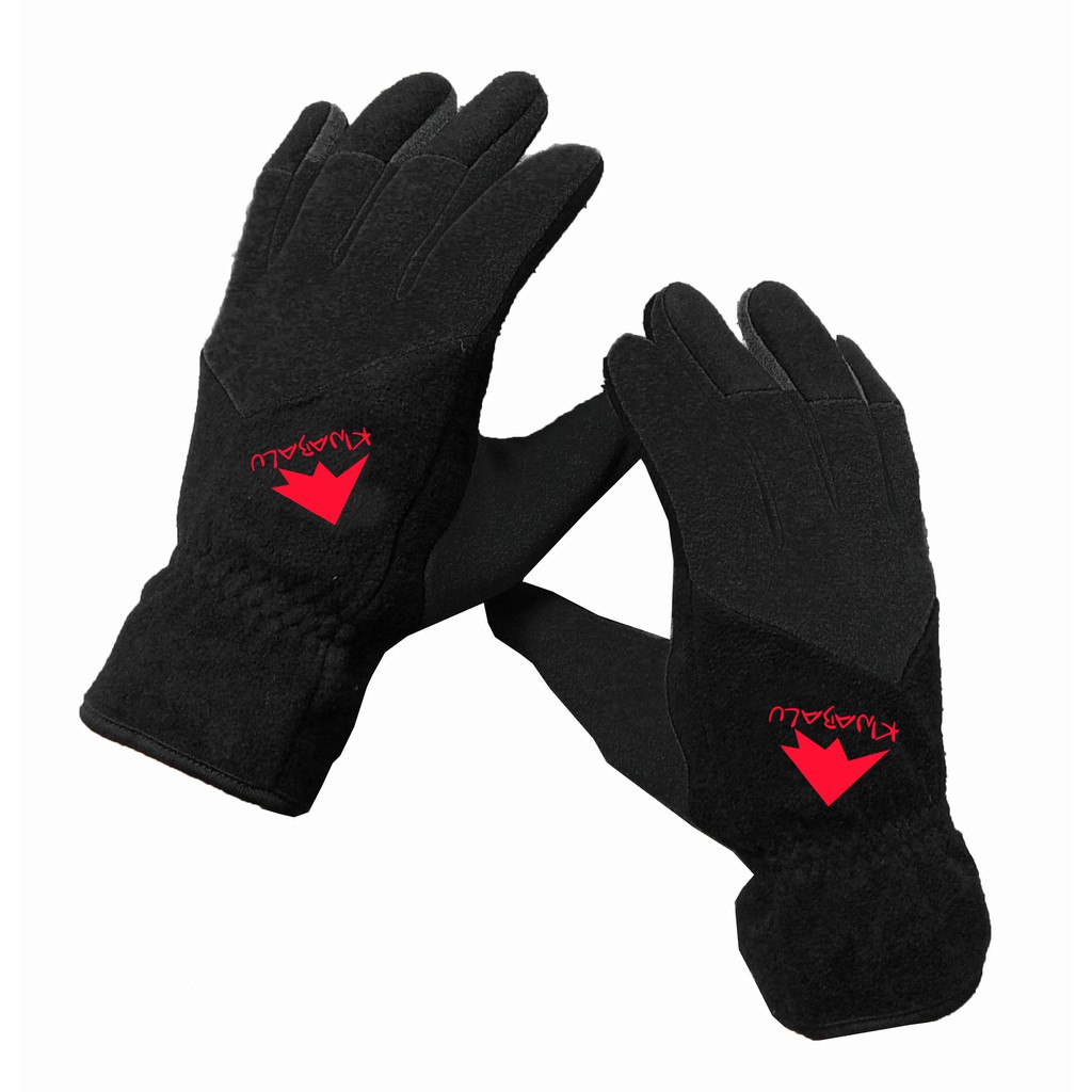 Glove Polar Atau Sarung Tangan Polar Hangat Lubang Jari