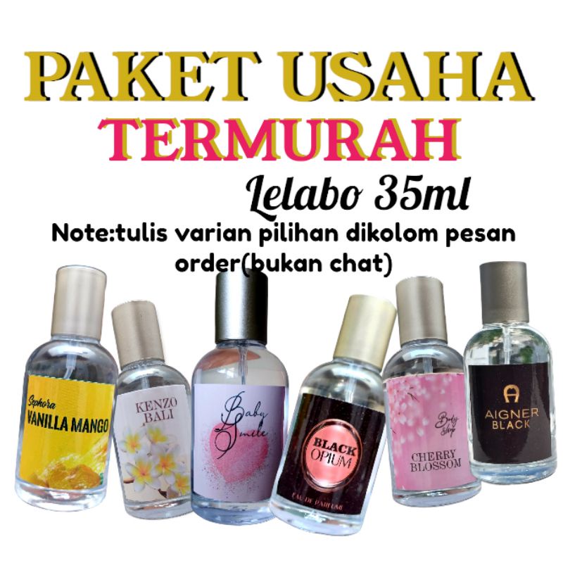 PAKET USAHA TERMURAH PARFUM LiLABO PRIA WANITA 35ML