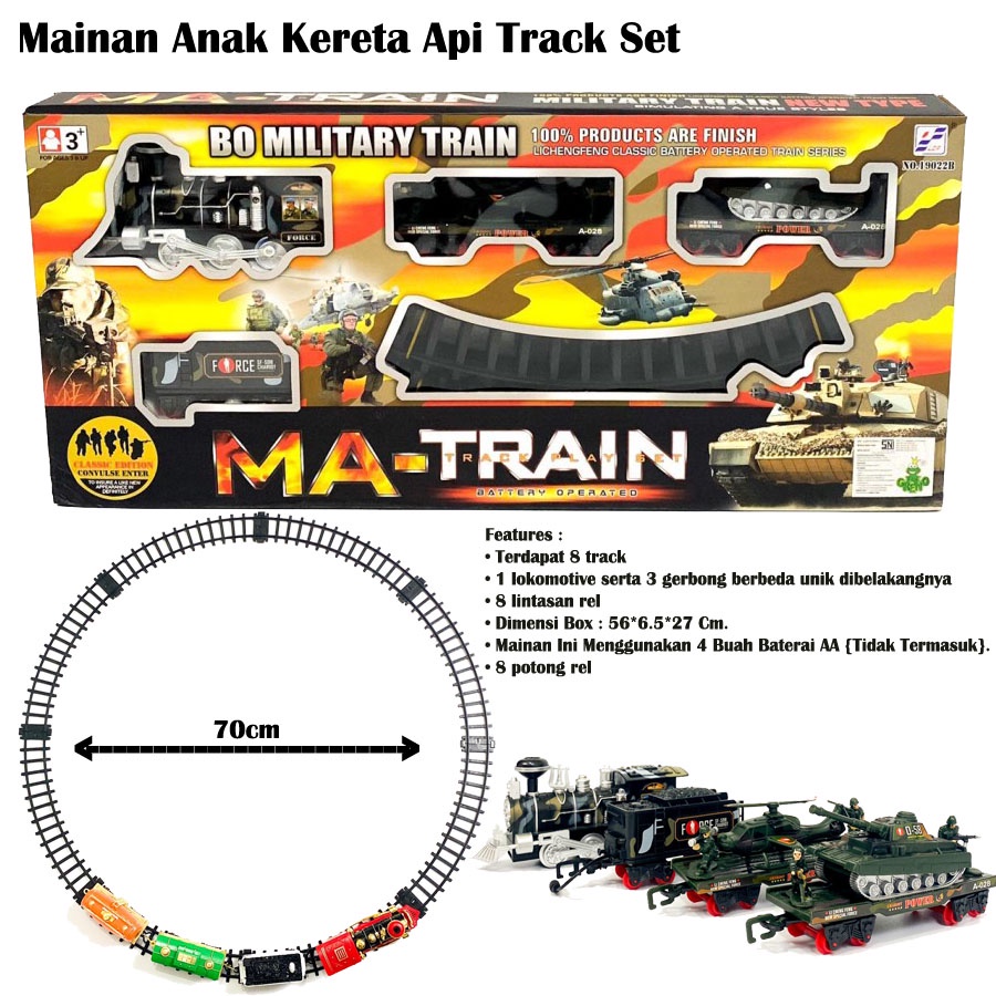 Mainan Set Kereta Api Track - Electric Rail Train High Kids Toys Berkualitas