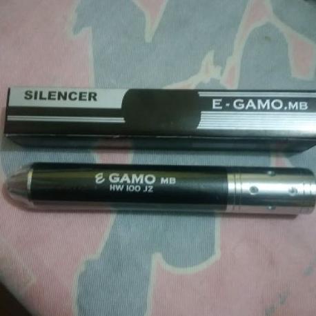 Peredam E-Gamo. Mb Hw 100 Jz Hitam Silver Senapan Angin Terlaris