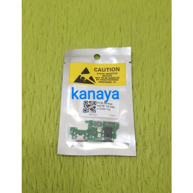 PCB charger infinix Note 7 x690 - Konektor charger infinix Note 7 x690