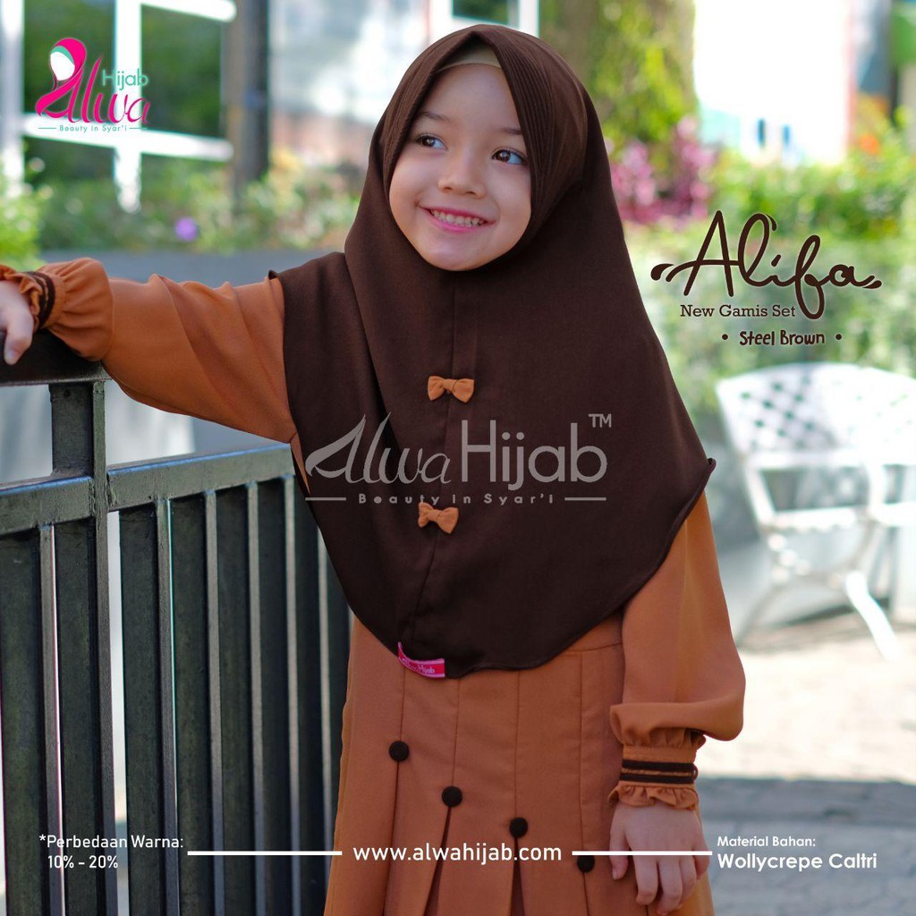 Set Gamis Alifa Anak by Alwa Hijab