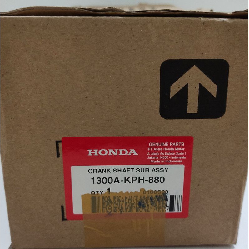 CRANKSHAFT ASSY/KRUK AS KARISMA/KIRANA/SUPRA X 125 CARBURATOR 1300A-KPH-880