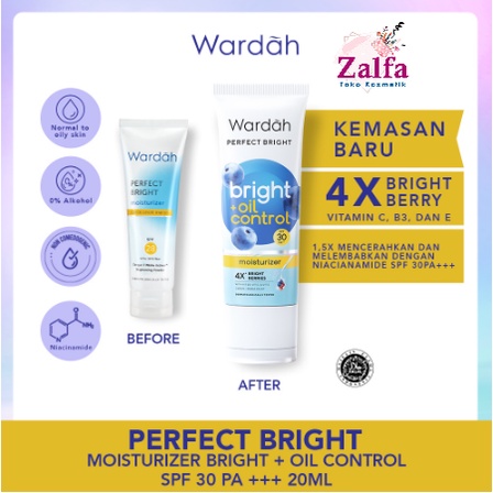 Wardah Perfect Bright Moisturizer 20 ml