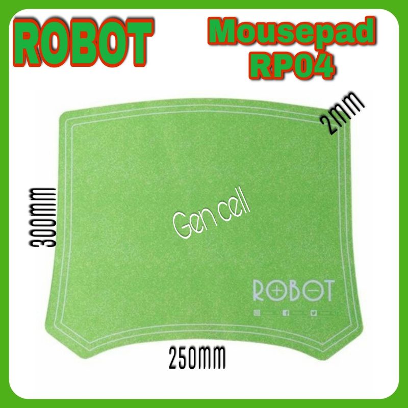 Mousepad ROBOT RP04 Warna Green original