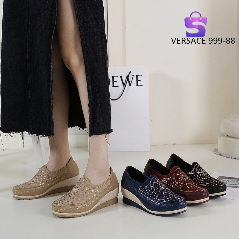 SEPATU WANITA WEDGES SHOES 999-88