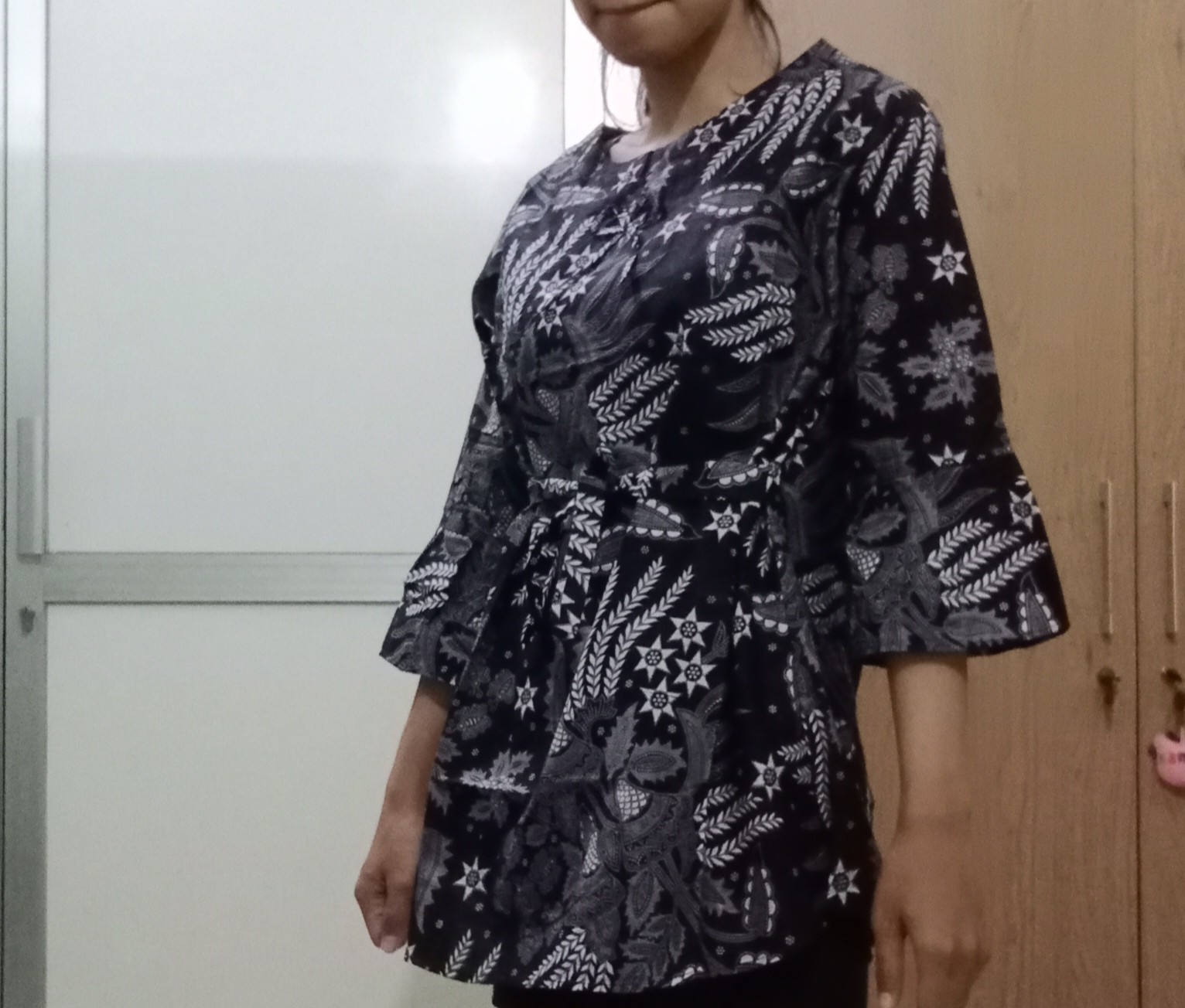 Manggar Abu Abadi Batik Couple Batik Keluarga Original Hem Kemeja Gamis Tunik Blouse Atasan Anak 001