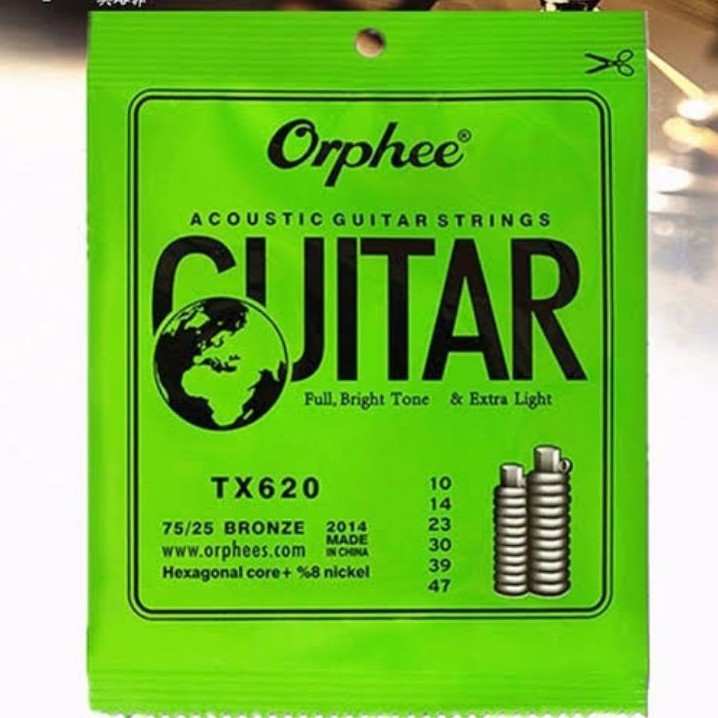 SENAR GITAR ORPHEE TX620 AKUSTIK ORIGINAL 1 SETT