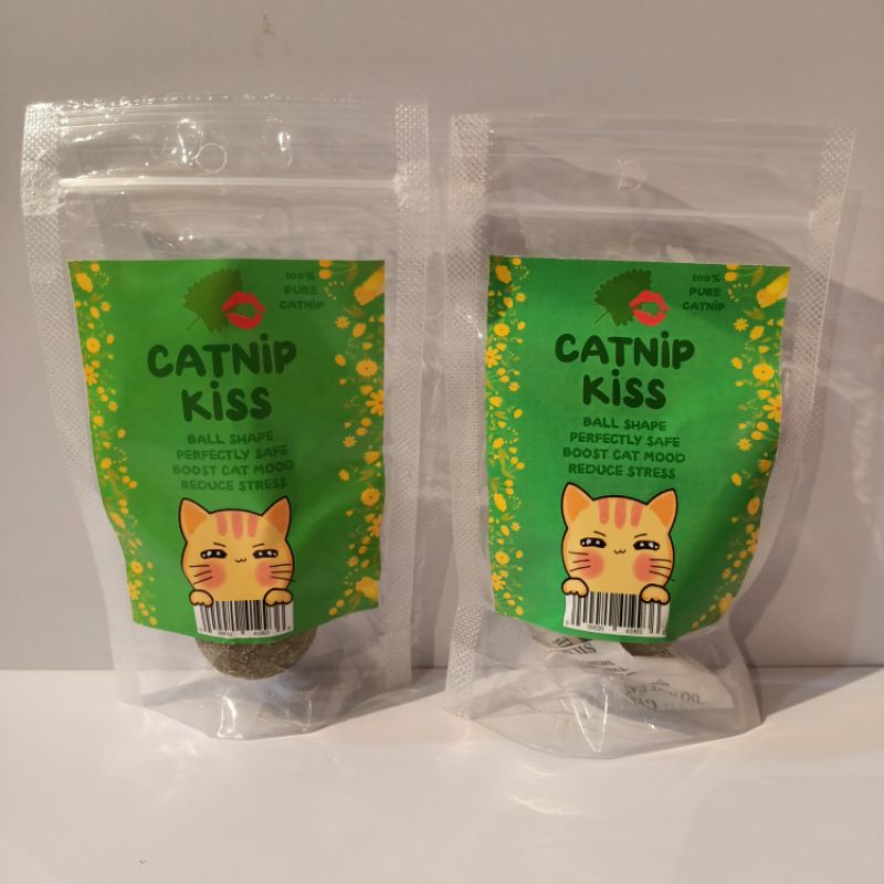 Catnip Kiss Ball / Catnip Berbentuk Bulat 100% Pure Catnip