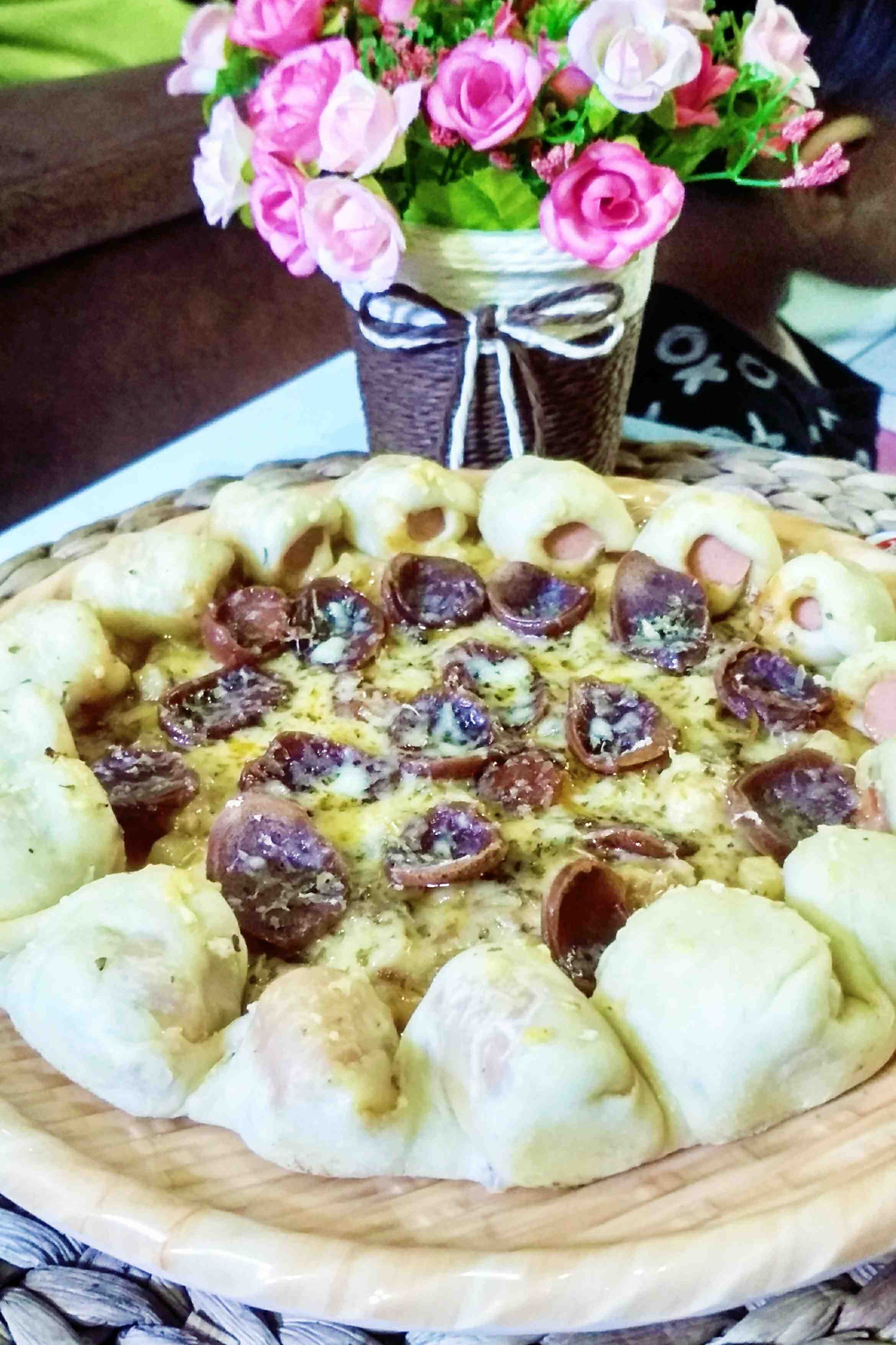 Piring Melamin Persegi Motif Rotan Unica W-7509