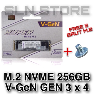 SSD 256GB NVME M.2 / M2 V-GeN Hyper 256 GB PCIe 2280 Solid State Drive Vgen