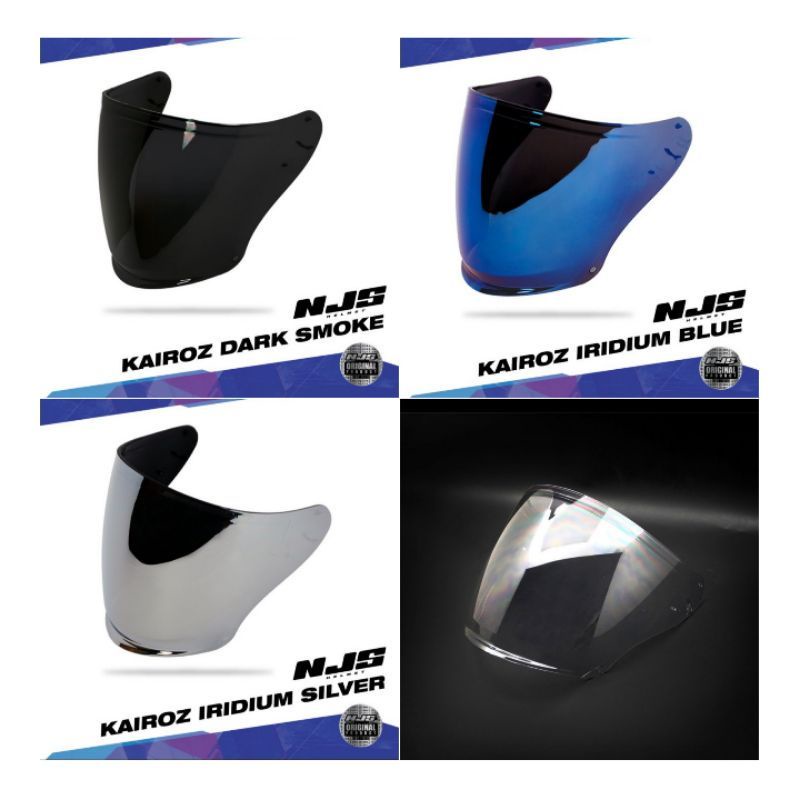 Visor Iridium NJS Kairoz dan Spoiler NJS ZX-1,ZX-R, dan Kairoz Original