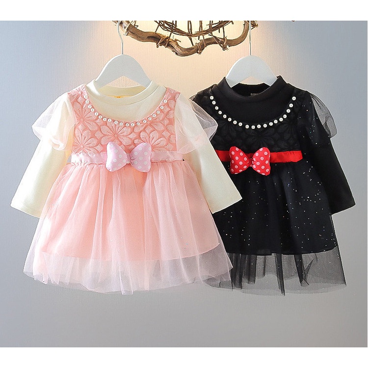 Dress Pesta Bayi Perempuan Princess KIMI Gaun Pesta Ulang Tahun Fashion Anak Bayi Perempuan 6 bulan - 3 tahun Korean Style Import