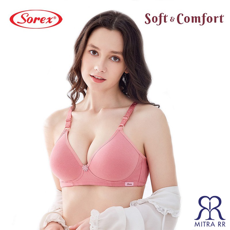 BH Sorex 17228 Bra Super Soft Busa Tanpa Kawat Cup Besar Setara Cup B-C