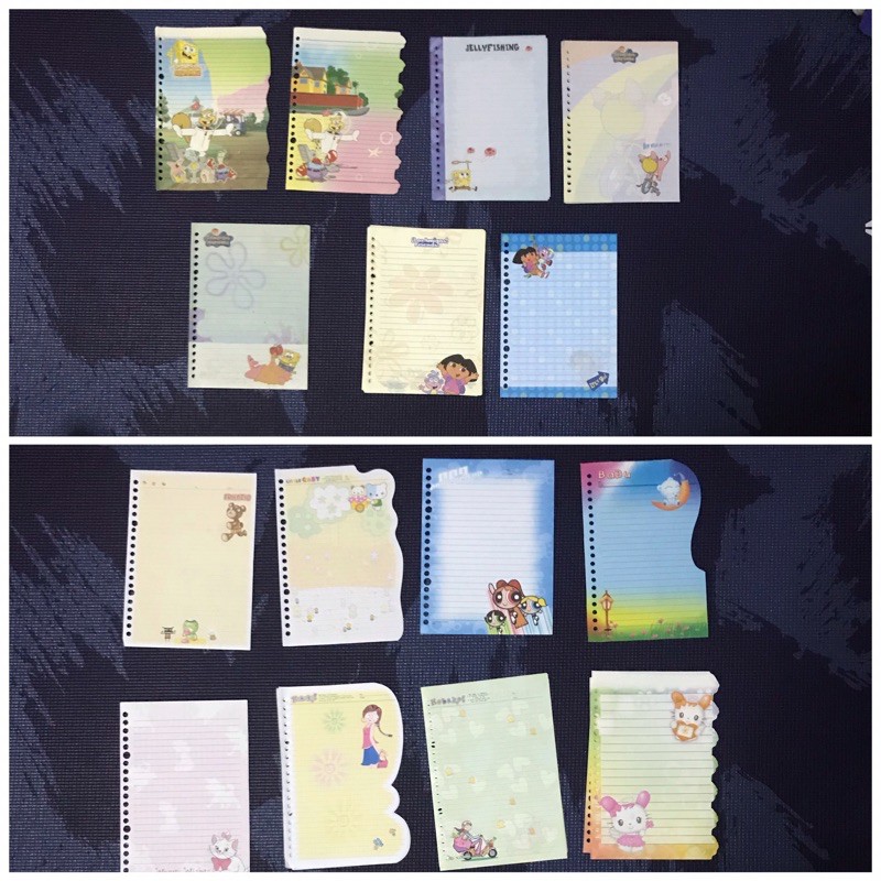 

ISI BINDER KARAKTER SATUAN LOOSE LEAF A5 (SPONGEBOB, DORA, POWERPUFF GIRLS, HELLO KITTY, MARIE)