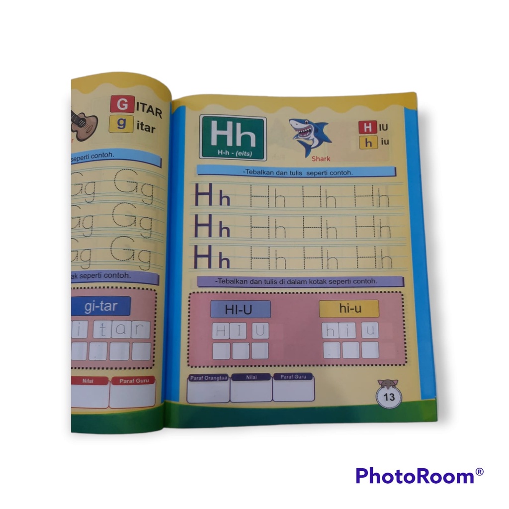 Buku Anak PAUD Mengenal Huruf Besar Dan Kecil A-Z Full Colour Ukuran A4