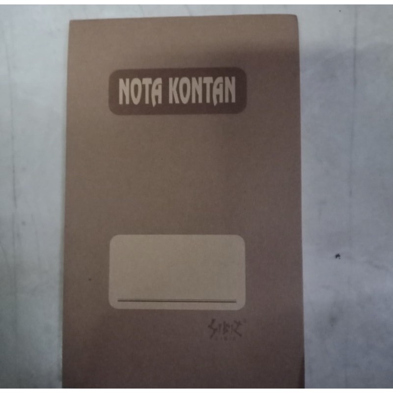 

nota kontan kecil 1 ply