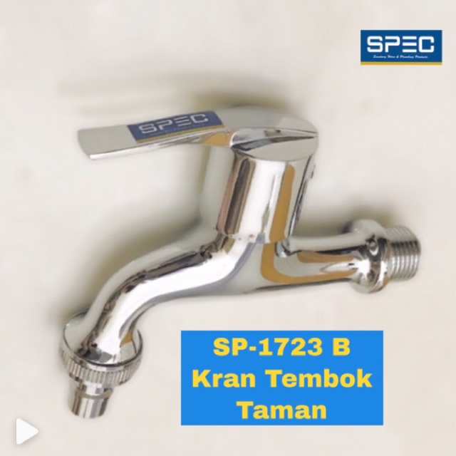 SPEC -1723 B Kran Air Keran Tembok Taman Cucut Wall Faucet Kuningan Brass