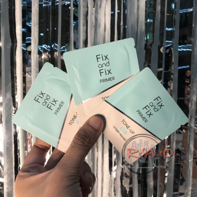ORI FIX AND FIX Primer Tone Up Sample 1ml / Korea Makeup Base Foundation Primer