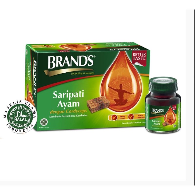 

Merk Saripati Ayam Cordyseps 70gr x1 botol