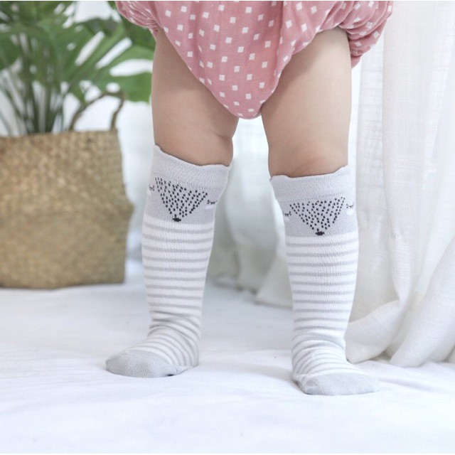 KAOS KAKI BAYI PANJANG DENGKUL LUCU IMUT TEBAL UNIK / KOREAN SHOCK BATITA BALITA-1