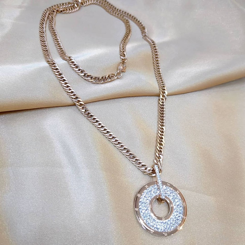 Kalung Wanita Kalung fashion Korea Rose Gold Impor Ori Titanium Anti Karat KT006