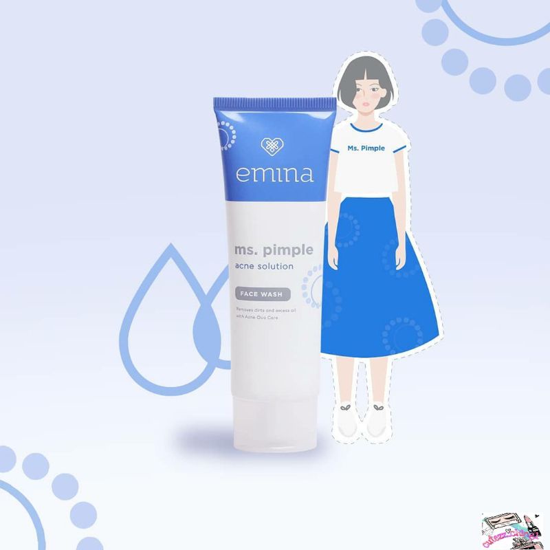 ☃ Cutezz_ Ching1☃Emina Ms.Pimple Acne Solution Face Wash 50ml