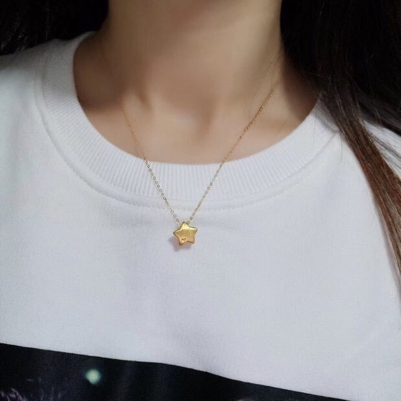 [Ready Stock]Fashion Gold Plated XINGX Pendant Cute Necklace